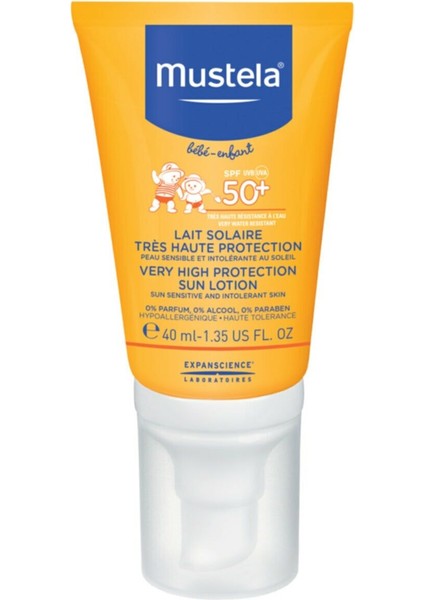 Protective Face Cream Spf 50+ (40 Ml) / Çok Yüksek Koruma Faktörlü Güneş Losyonu