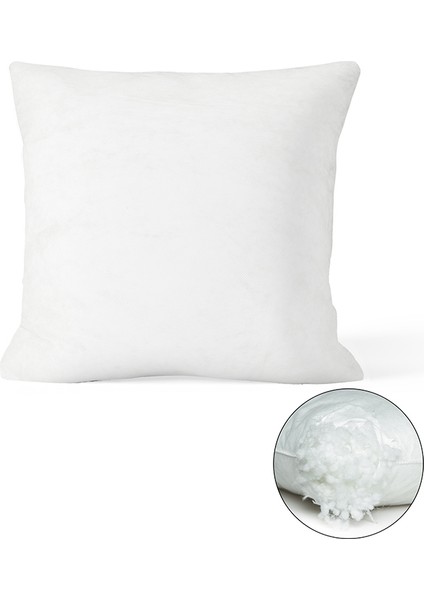 2'li Kırlent Kılıfı Iç Yastığı 50 x 50 cm 400 gr Boncuk Silikon Elyaf fiyatları