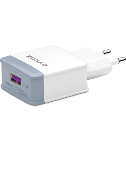 Q31 Hızlı Şarj Adaptörü (Başlık) 3.0A 18W Beyaz
