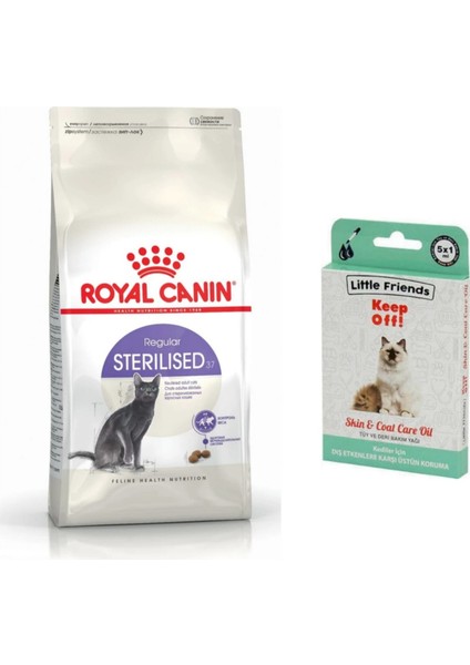 37 Sterilised Kedi Kuru Maması 2 kg + Little Friends Keep Off