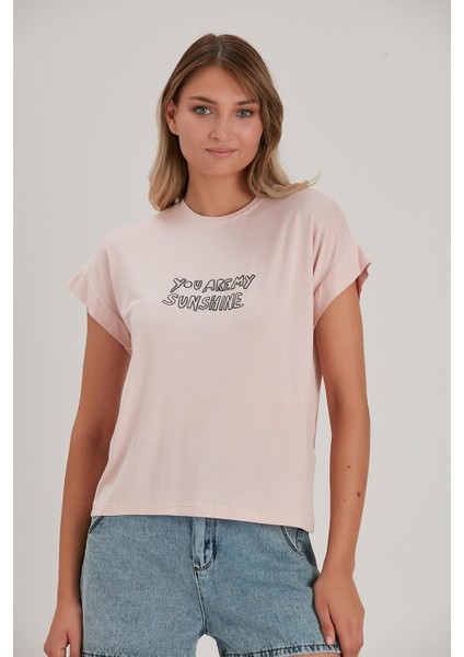 Baskılı T-Shirt (B21-47100)