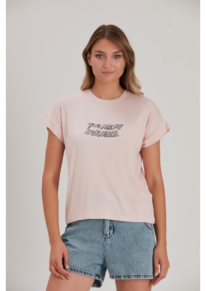Baskılı T-Shirt (B21-47100)
