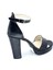 032945 Bayan 10 Cm.topuklu Tek Bant Platform Ayakkabı 4