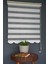 Zebra Stor Perde Ba-02 Beyaz Renk Etekli Bambu 260 x 200 cm 1
