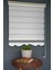 Zebra Stor Perde Ba-02 Beyaz Renk Etekli Bambu 260 x 200 cm 2