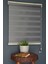 Zebra Stor Perde Ba-19 Antrasit Renk Eteksiz Bambu 200 x 260 cm 2