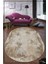 Cappio Kahverengi Kanvas Oval Halı (Makine'de Yıkanabilir) 2