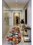 Cappio Renkli Taş Desenli Oval Halı (Makine'de Yıkanabilir) 2