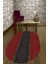 Cappio Kilim Desenli Kırmızı-Siyah Oval Halı (Makine'de Yıkanabilir) 4
