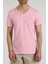 Erkek V Yaka T-Shirt Neo-Alpes Pembe 3