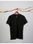 Erkek V Yaka T-Shirt Neo-Alpes Siyah 1