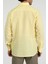 Slim Fit Düğmeli Yaka Gömlek Neo-Epherest Açık Sarı 3
