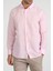 Slim Fit Düğmeli Yaka Gömlek Neo-Epherest Pembe 2
