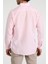 Slim Fit Düğmeli Yaka Gömlek Neo-Epherest Pembe 3