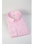 Slim Fit Düğmeli Yaka Gömlek Neo-Epherest Pembe 5
