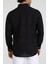 Slim Fit Düğmeli Yaka Gömlek Neo-Epherest Siyah 3