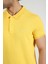 Erkek Polo Yaka T-Shirt Neo-Essential Sarı 5