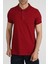 Erkek Polo Yaka T-Shirt Neo-Essential Bordo 3