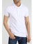 Erkek Polo Yaka T-Shirt Neo-Essential Beyaz 3
