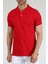 Erkek Polo Yaka T-Shirt Neo-Essential Kırmızı 3