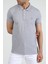 Erkek Polo Yaka T-Shirt Neo-Essential Gri 3