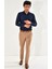 P 1061 Slim Fit Bej Klasik Pantolon 1