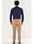 P 1061 Slim Fit Bej Klasik Pantolon 3