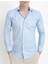 Gk 157 Slim Fit Açık Mavi Klasik Gömlek 2