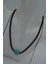 Jewellery Kalp Turkuaz ve Oniks Taşlı Metalsiz Kolye 1