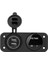 Fu 12-24V Çift Usb Araç Şarj Adaptörü Mavi Led Voltmetre Araba Tekne Deniz Paneli - Siyah (Yurt Dışından) 5