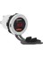 Alüminyum Alaşımlı Hızlı Şarj Qc 3.0 Voltmetre Şarj Cihazı İle Çift Usb Siyah Ll Kırmızı Işık Araba Motosiklet Plaj Arabası Rv Suv (Yurt Dışından) 3