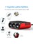 Araç Adaptörü, 4 Usb Bağlantı Noktalı Ve 3 Soketli 100W 12V/24V Araç Şarj Cihazı, Güç Dağıtıcı, Açma/Kapama Anahtarı Ve Voltaj Göstergesi--Kırmızı (Yurt Dışından) 3