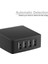 Usb Akıllı Şarj Cihazı 4 Bağlantı Noktalı Çoklu Duvar Adaptörü Cep Telefonu Cihazı Iphone Ve Android Cep Telefonları Için Hızlı Şarj (Bize Tak) (Yurt Dışından) 4