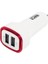 Ef Kare Araç Şarj Adaptörü Soketi Çift Usb Hızlı Şarj Mobil Şarj Cihazı Led'İ (Yurt Dışından) 1