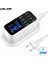 Uslıon 8 Port Usb Şarj Led Ekran Hızlı Şarj Hızlı Şarj Adaptörü İphone Uyumlu Tablet İpad Samsung Xiaomi Huawei Eu Uk (Yurt Dışından) 2