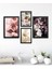 Çerçeveli ve Camlı Iki Adet 17,5X23,5 Iki Adet 23,5X33,5 Poster Tablo 2