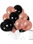 40 Adet Rose Gold, Siyah Balon Konsepti 1