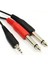 3.5 mm Stereo To 2x6.3 mm Mono Kablo 3 Metre 1