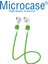 Airpods Kulaklık ve Şarj Ünitesi Için Silikon Kılıf + Kulaklık Askılık + Çengel-Koyu Yeşil 3