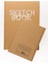 Academy Ciltli A4 Kraft Sketch Pad 96yp 80gr - Kraft 3