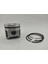 Piston + Segman Seti ( 0.50 - Çap : 98.50 mm ) : Kubota/V3300 - B 1