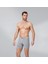 Gri Renk Ribana Paçalı Boxer 1