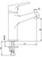 Visia Plus Lavabo Bataryası Krom N3011202 2