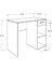 Trendline Çekmeceli Çalışma Masası - Beyaz 3