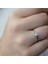 0.06 Ct. Modern Tasarım Yuvarlak Tırnaklı Tektaş Yüzük 2