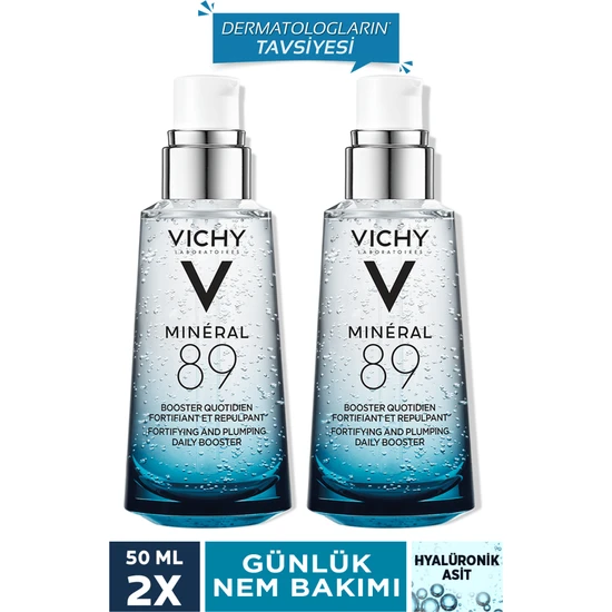 Vichy Mineral 89 Nem ve Bakım 2X50 ml