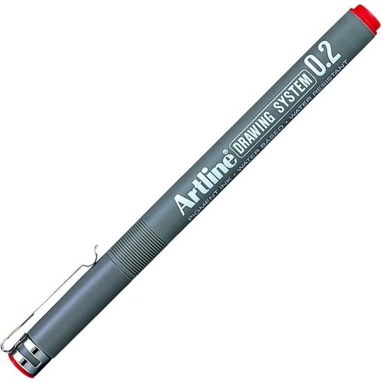 Artline Drawing System 0.2 Çizim Kalemi Kırmızı