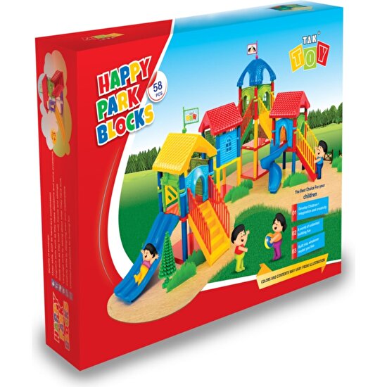 Taktoy Tak Toy 58 Parça Mutlu Park Oyun Seti