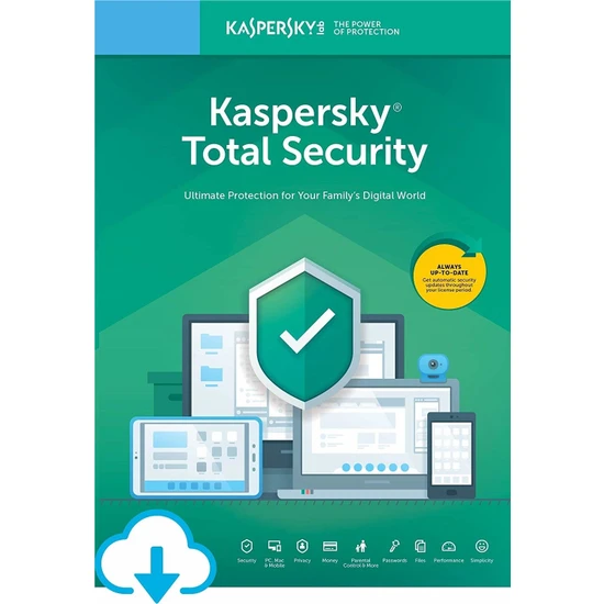 Kaspersky Total Security 1 Yıl Dijital Lisans Anahtarı