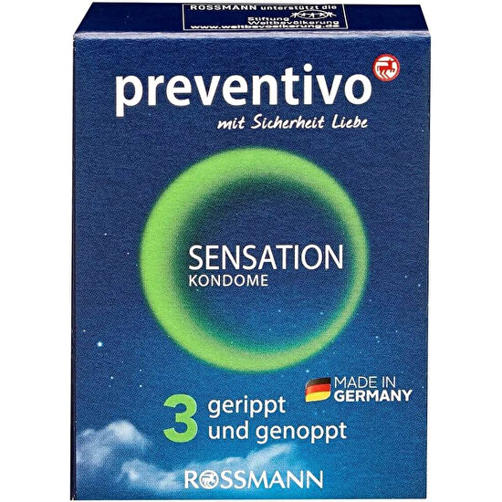 Preventivo Prezervatif Sensation Seyahat Boy